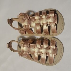 Carter's Metallic Baby Girl Sandals 6-9 Months